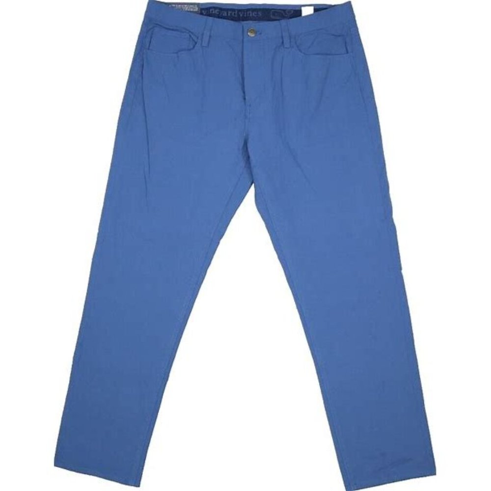 Mens Vineyard Vines Performance 5 Pocket Pant Moonshine 35 x 30